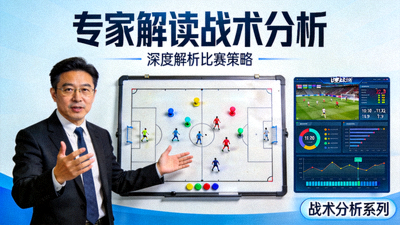 专家解读战术分析视频封面图，展示战术板和比赛分析画面